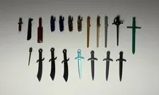 LEGO Brickarms Melee Weapons Swords Knives Saws