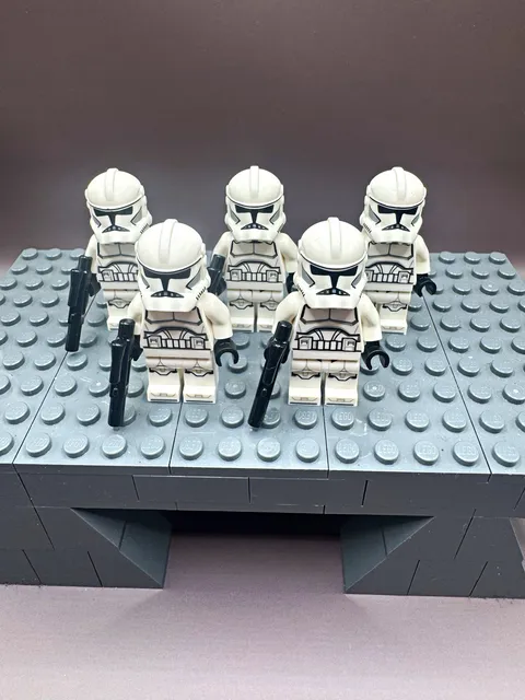 LEGO Star Wars Phase 2 Clone Trooper Minifigures Lot of 5