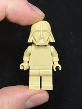  Lego tan Monochrome Prototype Darth Vader Minifigure ( Slight crack in arm ) 