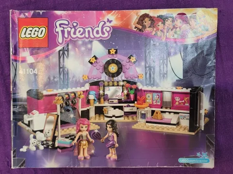 LEGO Friends 41004 Heartlake Beauty Salon Instruction Manual Book Only Genuine