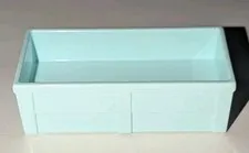 Lego Duplo Watering Feeding Trough Part # 61896 Light Aqua Blue piece Farm Zoo
