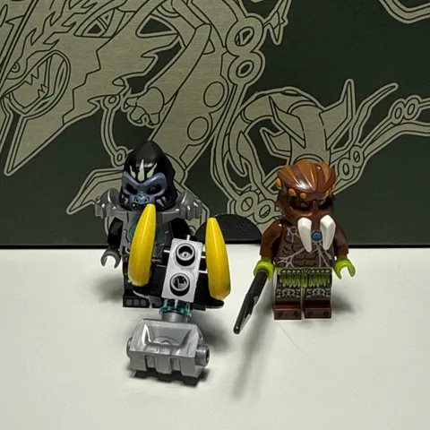 Lego Chima Sparratus & Gorzan Minifigure