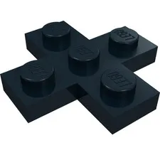 10x LEGO® Part 15397 - Plate, Modified 3 x 3 Cross