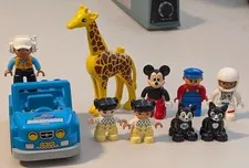 LEGO DUPLO Mixed Toy Figures Jurassic World, Mickey Mouse, Astronaut...Lot of 10