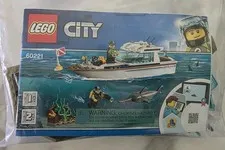 LEGO City 60221 Diving Yacht Polybag Diver Plastic Boat