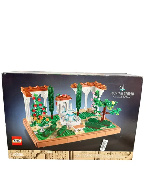 LEGO Icons Fountain Garden 10359 Gardens of the World Set New Sealed 1302 Pieces