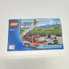 lego city instruction manual 60003 book one only