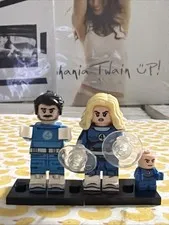 MR FANTASTIC INVISIBLE WOMAN REED SUE STORM GIRL LEGO MINIFIG four vanessa kirby