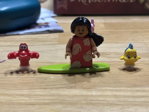 LEGO Lilo, Sebastian & Flounder Minifig 21352 Magic of Disney The Little Mermaid