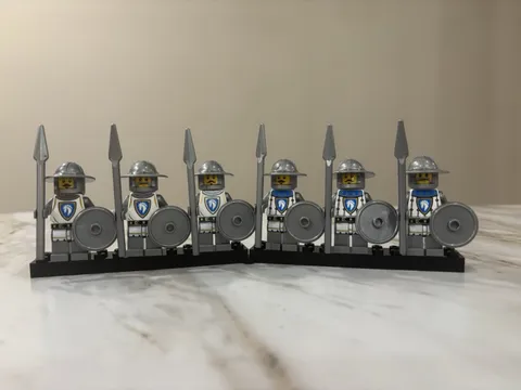 LEGO Castle Minifigures Horse Knights Lot of Six (6)