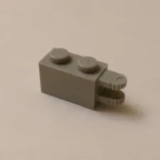 Lego x1 Light Bluish Gray x2 Brick 2 Horizontal Locking Fingers, 30540 (028-186)