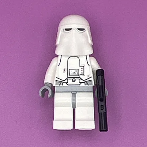LEGO Star Wars Snowtrooper Minifigure White Helmet w/ Black Blaster