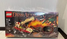 LEGO Dino Attack Iron Predator vs. T-Rex 7476 In 2005 New Retired