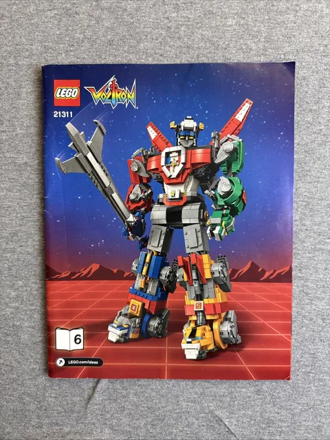 LEGO Ideas 21311 Discontinued Voltron Instruction Manual #6 Only