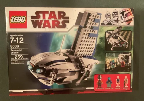 LEGO Star Wars: Separatist Shuttle (8036) FACTORY SEALED NEVER OPENED RETIRED