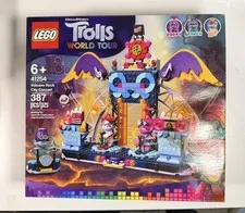 Lego Trolls World Tour 41254 Volcano Rock City Concert 387 Pieces READ