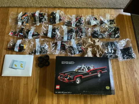 Lego Batman Classic TV Series Batmobile (1966) 76328 Opened Box Sealed Bags