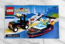 Vintage Lego System Boat & Waverunner Instruction Guide - 6596