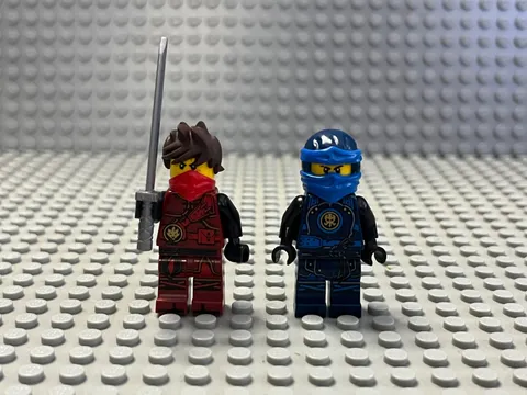 LEGO NINJAGO Hands of Time Kai and Jay Authentic Minifigures