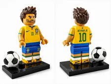 2026 World Cup Neymar Jr Brazil #10 Soccer Minifigure