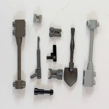 LEGO Tool Bundle Weapon Shovel Binoculars Bundle Lot Vintage
