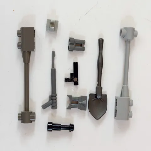 LEGO Tool Bundle Weapon Shovel Binoculars Bundle Lot Vintage
