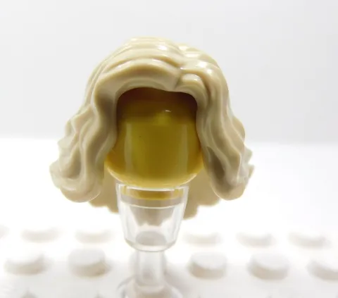 LEGO Tan Female Girl Long Wavy Hair Minifig H12