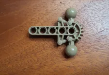 1 Bionicle Dark Tan Lower Torso 47306 Genuine Lego part hips 7 tooth half gear