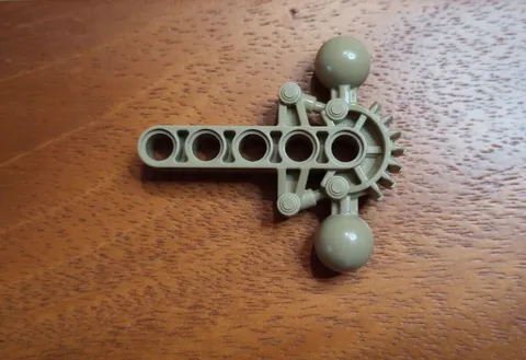1 Bionicle Dark Tan Lower Torso 47306 Genuine Lego part hips 7 tooth half gear