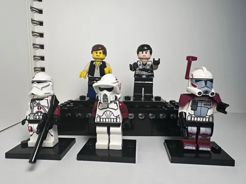 LEGO Star Wars RARE Minifigure Lot of 5 - Starkiller, Rare clones, Han Solo