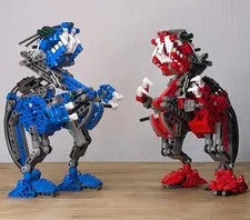 Lego Bionicle Warriors 8558 CAHDOK & GAHDOK Build Giant Bohrok Queens Set