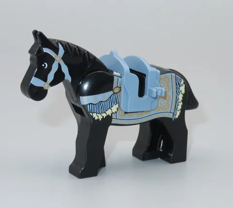 LEGO horse with sand blue saddle minifigure animal 7569 Prince of Persia