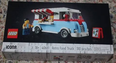 Lego Icons Retro Food Truck 40681. New in sealed box. 310 pieces. 2024 promotion
