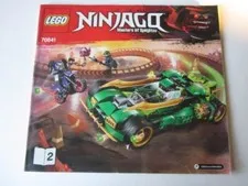 Lego Ninjago Building Instructions Instruction 70641/2 Masters of Spinjitzu
