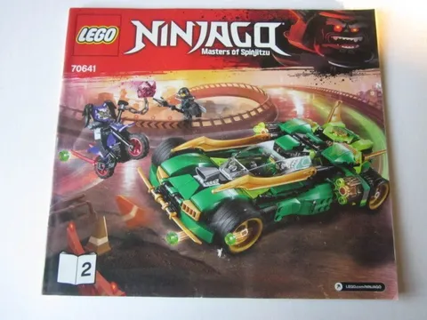 Lego Ninjago Building Instructions Instruction 70641/2 Masters of Spinjitzu