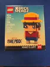 Lego #40799 Brickheadz Monkey D. Luffy One Piece #272 Factory Sealed Set