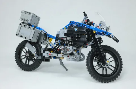 LEGO Technic 42063 BMW R1200 GS – Used, Inventoried, 3 Minor Parts Missing