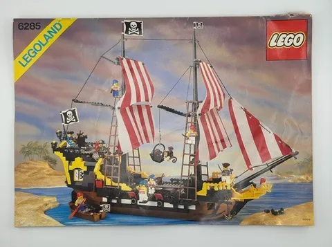 LEGO 6285 Instruction MANUAL ONLY Black Seas Barracuda 1989