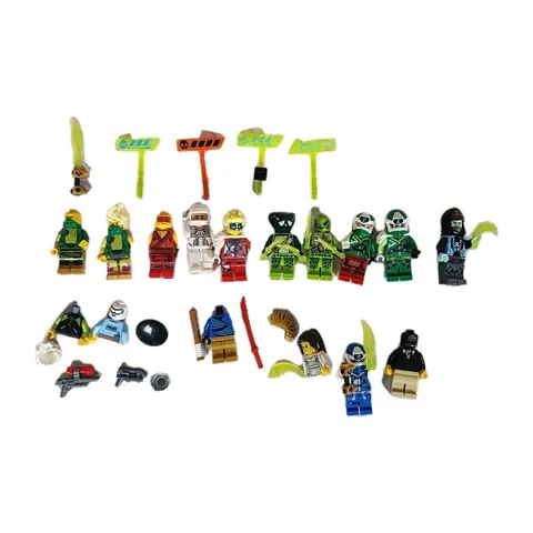 Ninjago LEGO Minifigure Lot Figures Accessories 30 Pieces