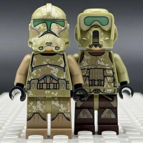 LEGO Star Wars Kashyyyk Clone Trooper sw0519 Scout Trooper sw0518 - 75035