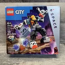 LEGO City 60428 Space Construction Mech – 140 Pieces – New Damaged Box