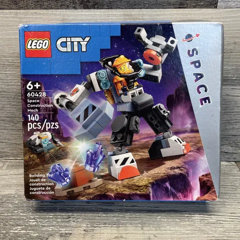 LEGO City 60428 Space Construction Mech – 140 Pieces – New Damaged Box