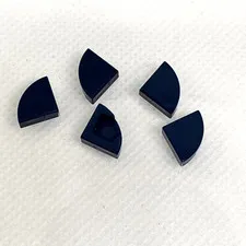 LEGO Parts - Dark Blue Tile, Round 1 x 1 Quarter - No 25269 - QTY 5