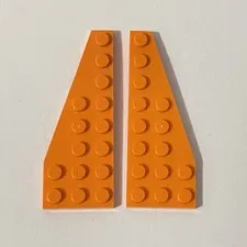 Lego 50305 50304 Orange Replacement Parts Pieces Lot of 2