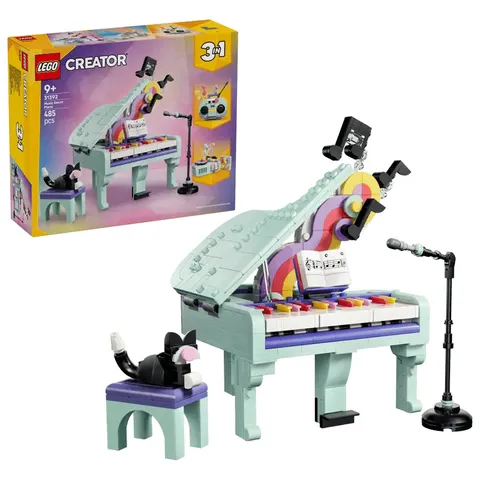LEGO Creator 3w1 Decoracyny Fortepian zotem 31392 LEGO