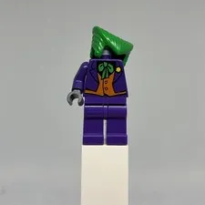 LEGO Joker Minifigure - 7782 7888 DC Batman bat005 Torso And Hair