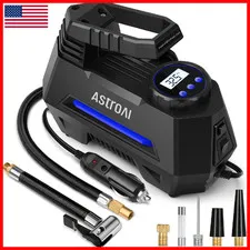 Astroai Tire Inflator Portable Air Compressor Air Pump For Car Tires-Car