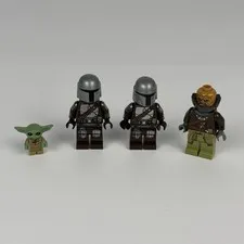 LEGO Star Wars Mandalorian Minifigure Lot SW1166 Grogu SW1113 Kuiil Mixed