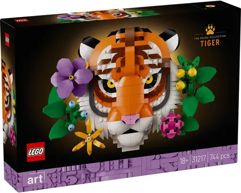 LEGO Art 31217 Tiger Animal Collection Majestic Wild Tiger 744pcs Set