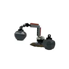 LEGO Power Miners Rock Crusher Crane Kids One Size Gray Excellent Mining Build